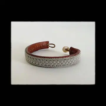 마리아 루드만 마리아 루드만 서미 팔찌 브라운 실버