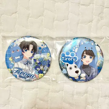 치로피노 치로루 피노 요미우리랜드 캔뱃지 홀로 HANABIYORI