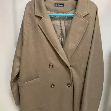 베이지 더블 브레스트 테일러드 자켓 사이즈 0