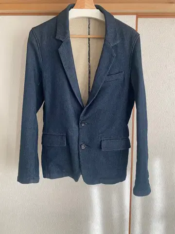 쉽스 데님 테일러드 자켓