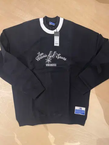 윈드 앤 씨 샌안토니오 스퍼스 트레이닝복 블랙