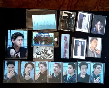 BTS Proof 봉입 특전 세트 트레이딩 카드 스티커 럭키 드로우