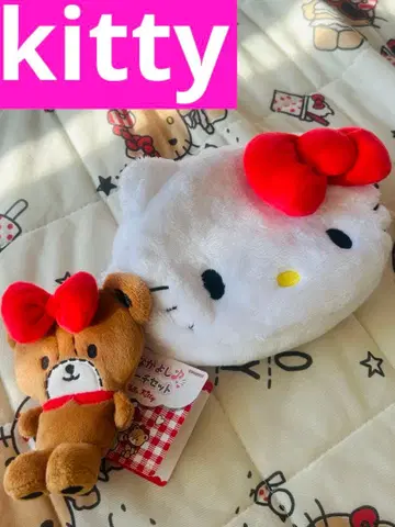 택 포함 새상품 Sanrio 키티 파우치