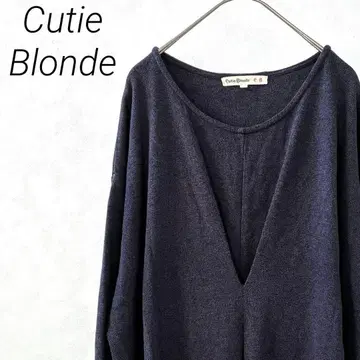 큐티 블론드 티셔츠 튜닉 심플 빅 루즈핏