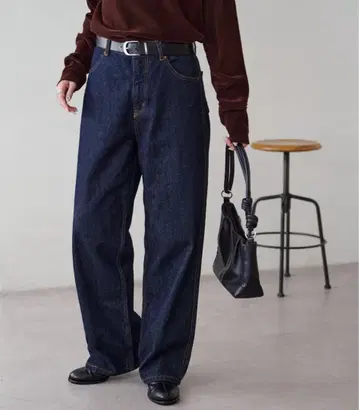 DISCOAT 디스코트 US 코튼 데님 스트레이트 팬츠 TM 사이즈