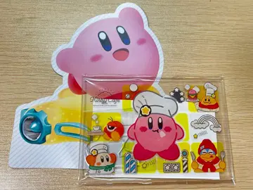 커비의 에어 라이더 커비 카페 한정판 아크릴 스탠드 보드