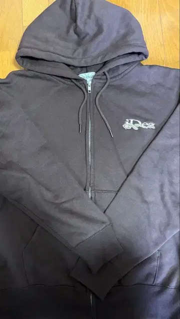 IDEASWAM 브라운 후드티 L 사이즈