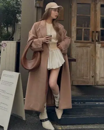 Darich [ 새상품급 ] 더블 롱 체스터 코트