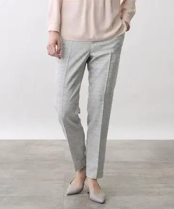 zG359 [ S ] INDIVI 팬츠 슬랙스 센터 프레스