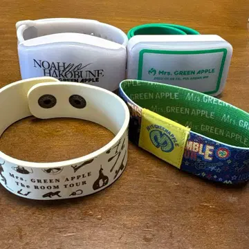 Mrs. GREEN APPLE 러버 밴드 4개 세트