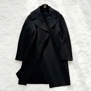 새상품 MADAM JOCONDE 울 리버 코트 38 블랙 정가 7만