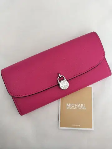 마이클 코스 HAMILTON 가죽 콘티넨탈 지갑 라지