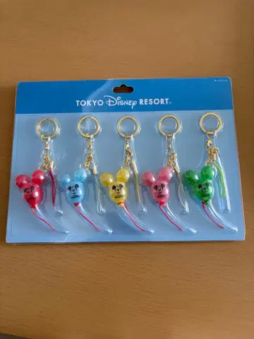 도쿄 디즈니 리조트 미키 키링 6개 세트