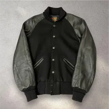 SKOOKUM 스쿠컴 USA제 파라오 자켓 가죽 바시티 자켓