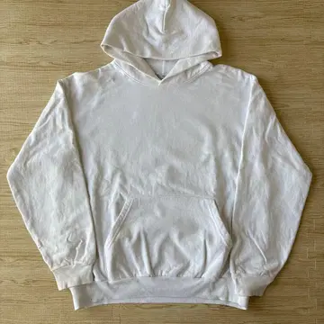 로스앤젤레스 어패럴 14oz XL 화이트 후드티 USA 제조