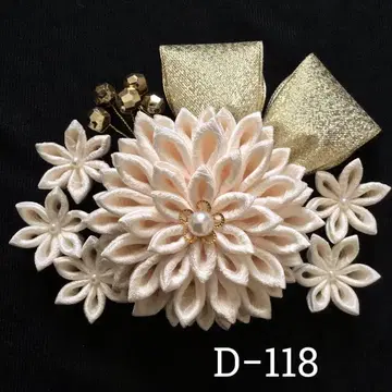 츠마미세이쿠 머리 장식 결혼식 성인식 졸업식 사전 촬영