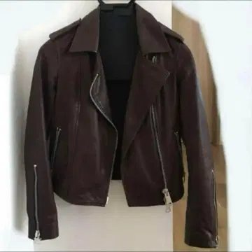 올세인츠 가죽 자켓 천연 가죽 브라운 XS 컨디션 최상