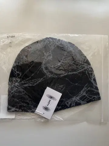 새상품 FLARE UP 플레어업 니트 모자 비니 블랙