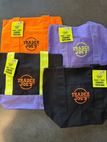 TRADER JOE'S 토트백 할로윈 4색 세트