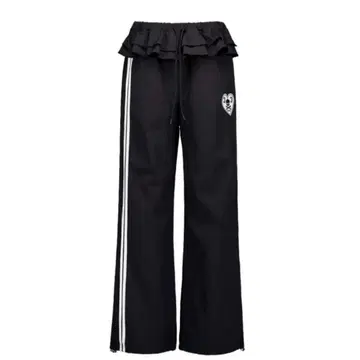 SETUPEXE FRILL SPORTY PANTS / BLACK