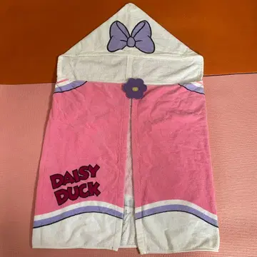 데이지 덕 후드 타월 핑크