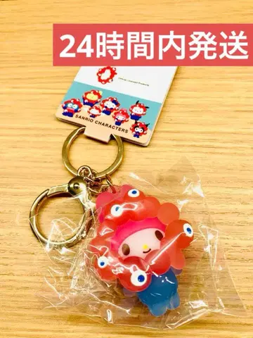 [ 마이멜로디 ] 클리어 컬러 미야쿠미야쿠 마스코트 키링 간사이 만박