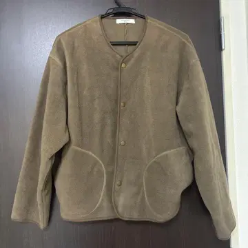 브라운 플리스 자켓 M