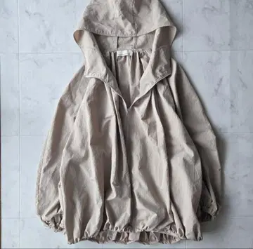 새상품급 개럴개런트 개더 라이트 블루종 베이지 마운틴 후드티