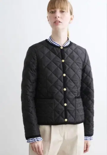 트래디셔널 웨더 아크리 36 사이즈 블랙 골드 버튼