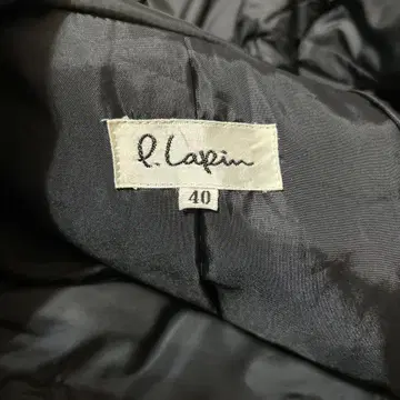 LAPINE / 블랙 자켓 코트 / L L