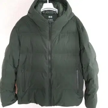새상품급! UNIQLO 다크 그린 심리스 다운 파카 3XL