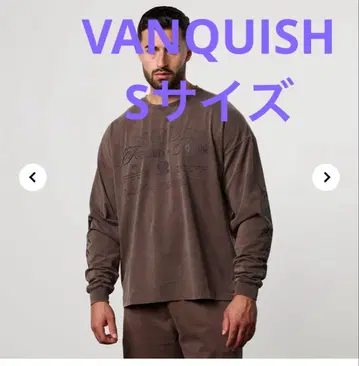 [ 미사용 새상품 ] VANQUISH 롱T 브라운 S 남성용