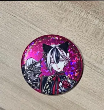 악마 집사와 검은 고양이 아쿠네코 난자 홀로그램 캔뱃지 벨리안