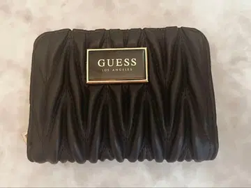 미사용 새상품 택 포함 GUESS 블랙 접이식 지갑