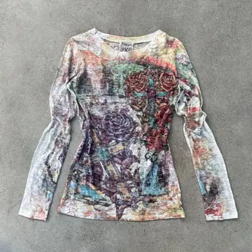 Vocal 셔츠 00s 갸루 헤이세이 V계 남성용 여성용