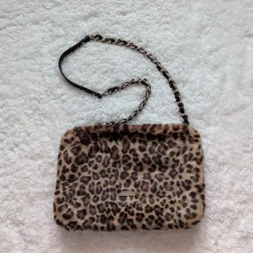 kate spade 케이트 스페이드 레오파드 퍼 숄더백