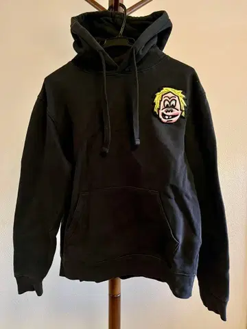 애슐리 윌리엄스 블랙 후드티 자수 캐릭터 S