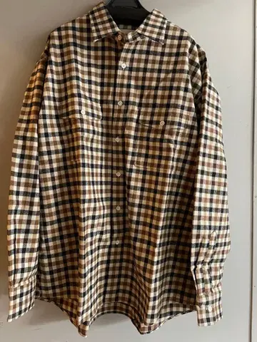 ernie palo 아니 파로 체크 셔츠