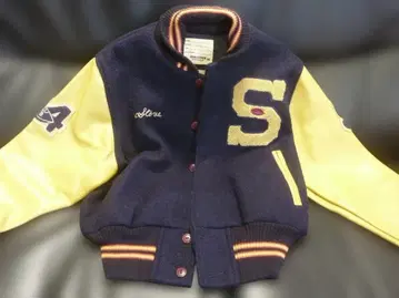 Houston 바시티 자켓 네이비/진한 베이지