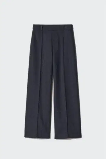 UNIQLO 브러쉬드 저지 와이드 팬츠 다크 그레이 S 사이즈