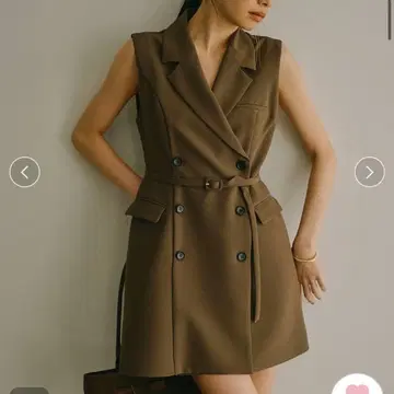 아뉴앙스 테일러드 베스트 원피스