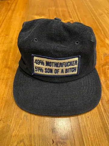 네이비 코듀로이 캡