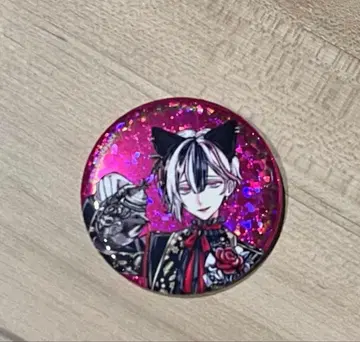 악마 집사와 검은 고양이 아쿠네코 홀로그램 캔뱃지 난자 벨리안