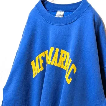 길단 MFL MARMAC 맨투맨 트레이닝복 블루 파랑 XL 구제 의류