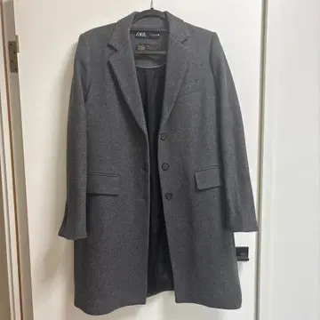 ZARA 그레이 체스터 코트
