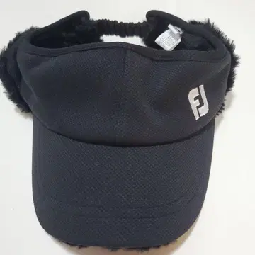 한국 FJ 퍼가 달린 블랙 바이저