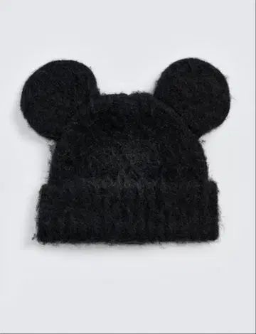 미키마우스 귀 달린 니트 모자 ZARA