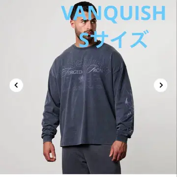 [ 미사용 새상품 ] VANQUISH 롱T 네이비 S 남성용