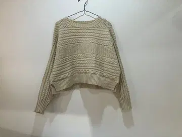 studioclip 롱 슬리브 니트 케이블 짜임