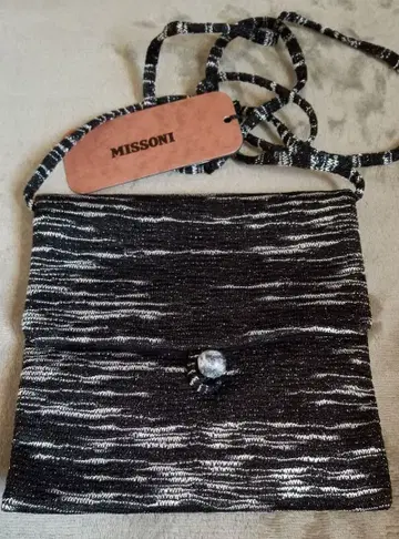 MISSONI 숄더백 블랙/실버 사이즈 F